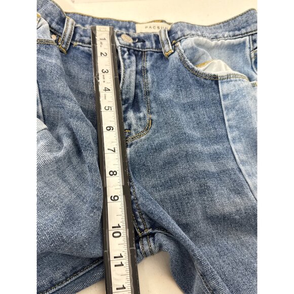 PacSun Women’s Vintage Icon Two Tone Jeans Size 27 Skinny Raw Hem - Picture 9 of 9